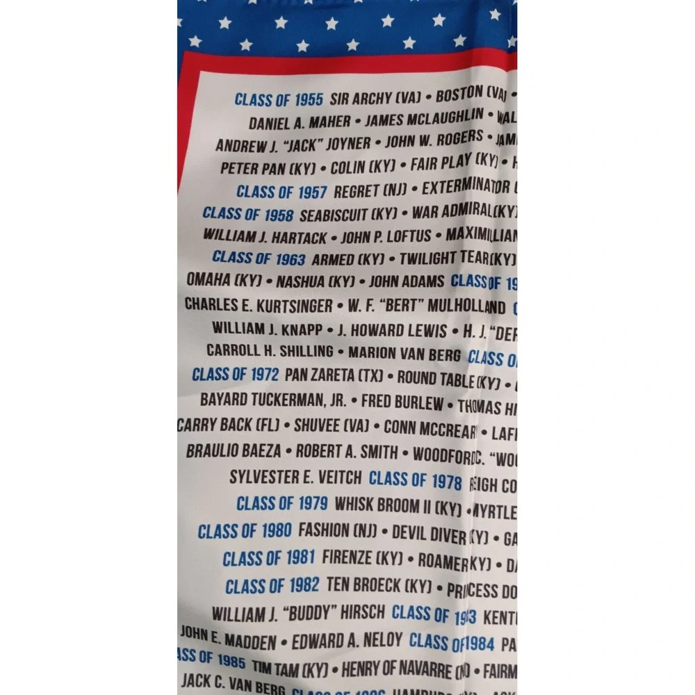 Museum Of Horse Racing Hall Of Fame Scarf banner kentucky derby Thoroughbred